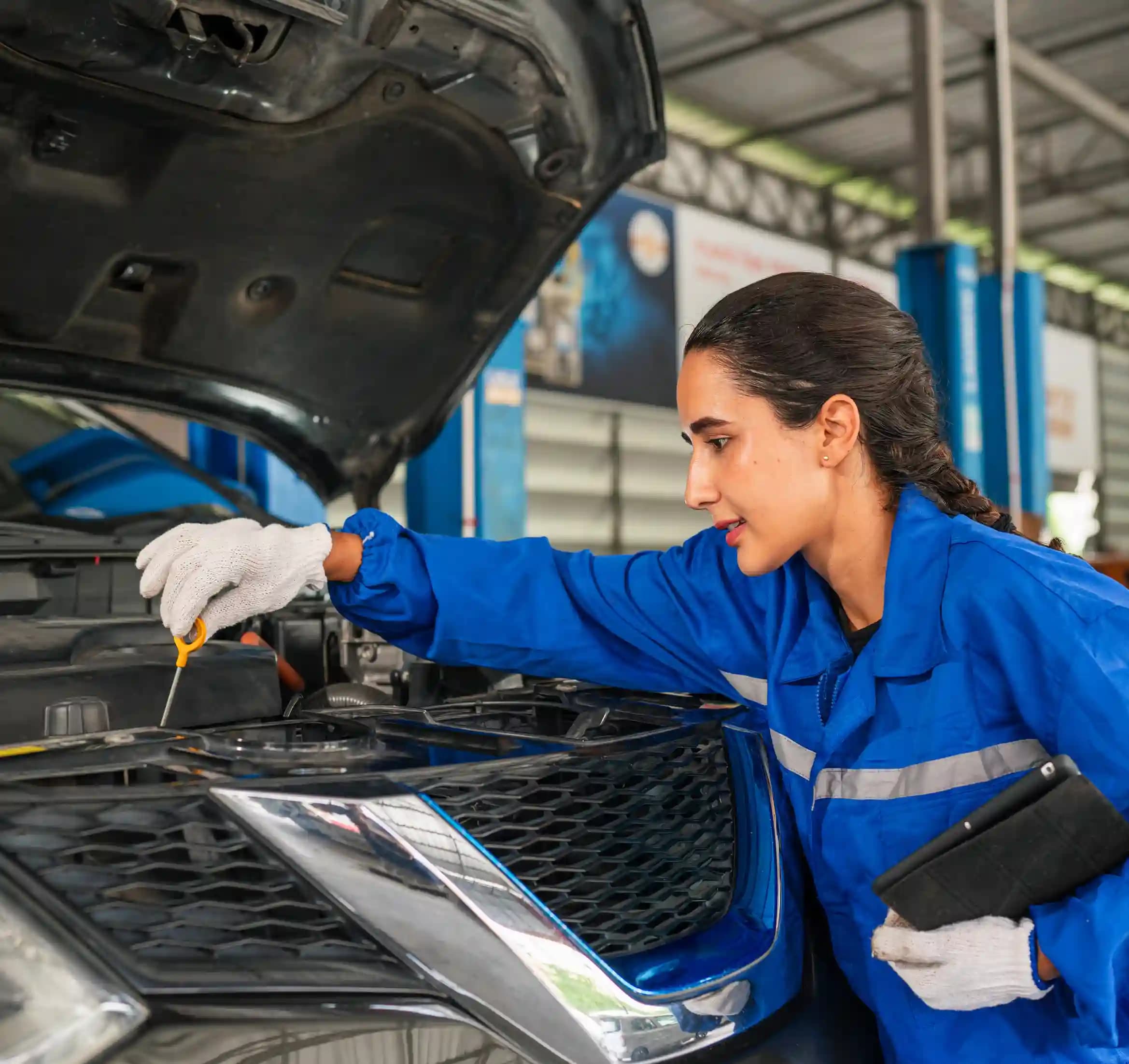 ADAS technician using diagnostic tools on vehicle in Pascoe Vale workshop for precise calibration